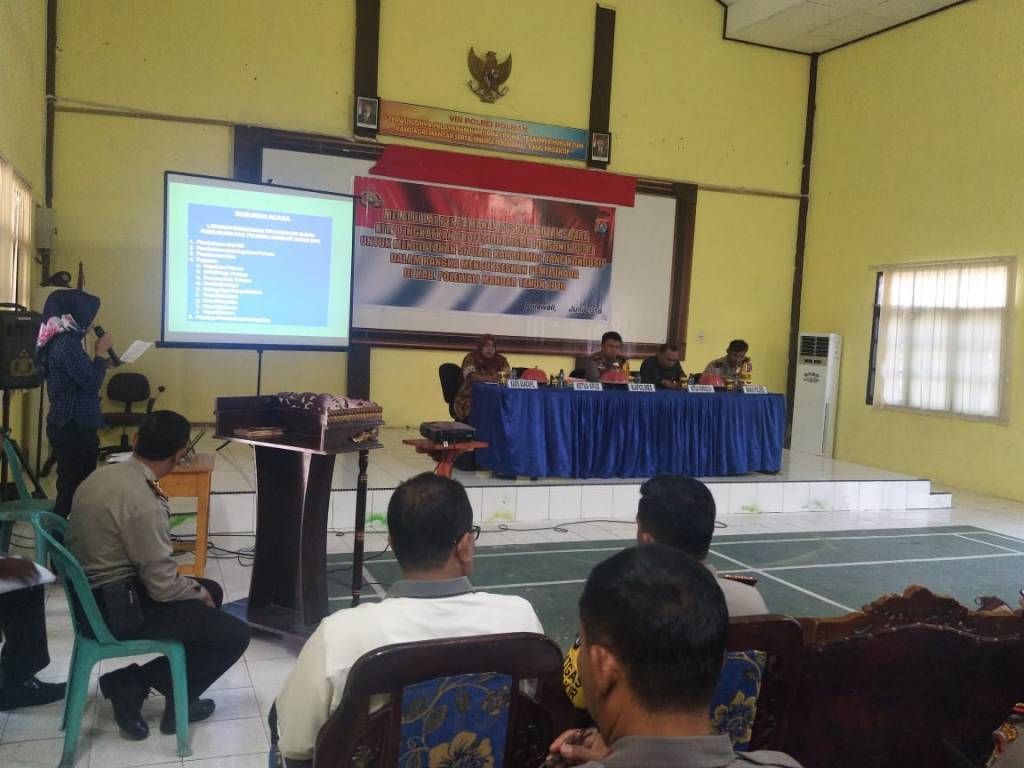 Pilkada Polman 2018, Polres Polman Gelar Pelatihan Pengamanan TPS dan Kotak Suara