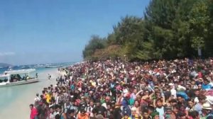 BNPB: 2.000-2.700 Turis Dievakuasi dari Gili Trawangan