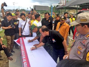 Bupati Pasangkayu Ajak Peserta Pemilu Lawan Hoax