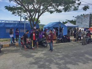 Posko Logistik Pasangkayu Disinggahi Hampir 1.000 Pengungsi per Hari