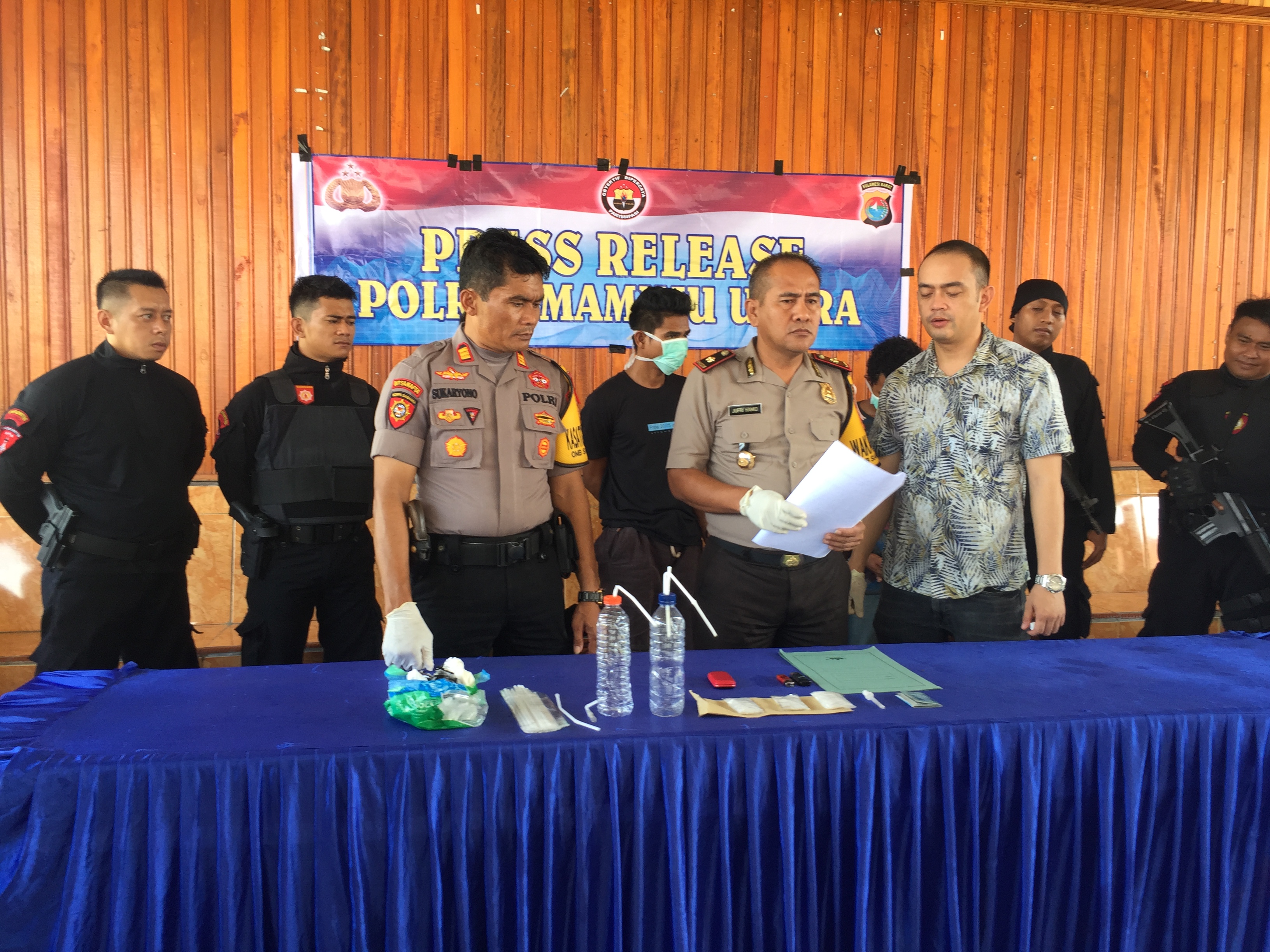 Bawa Sabu 83 Gram, Empat Warga Sulteng Diciduk Polres Matra
