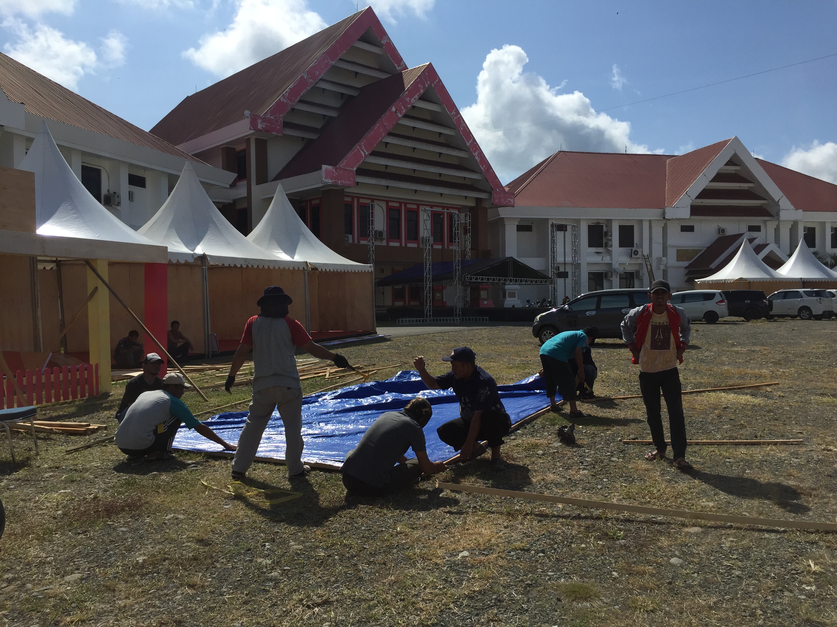 Perayaan HUT Pasangkayu Ke 16, Stand Pameran Pembangunan Mulai Ramai