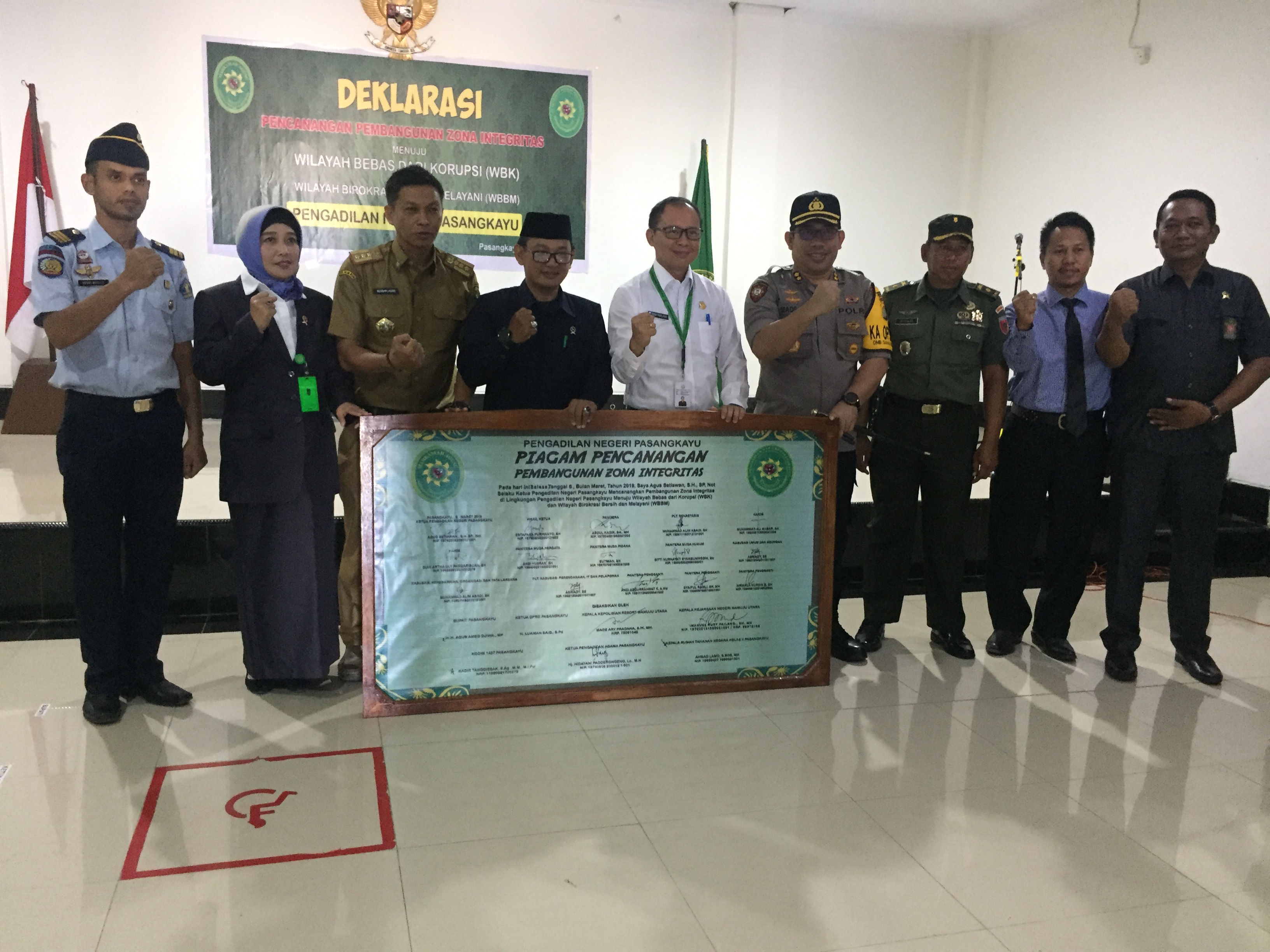 Pemkab Apresiasi Pencanangan Zona Integritas di PN Pasangkayu