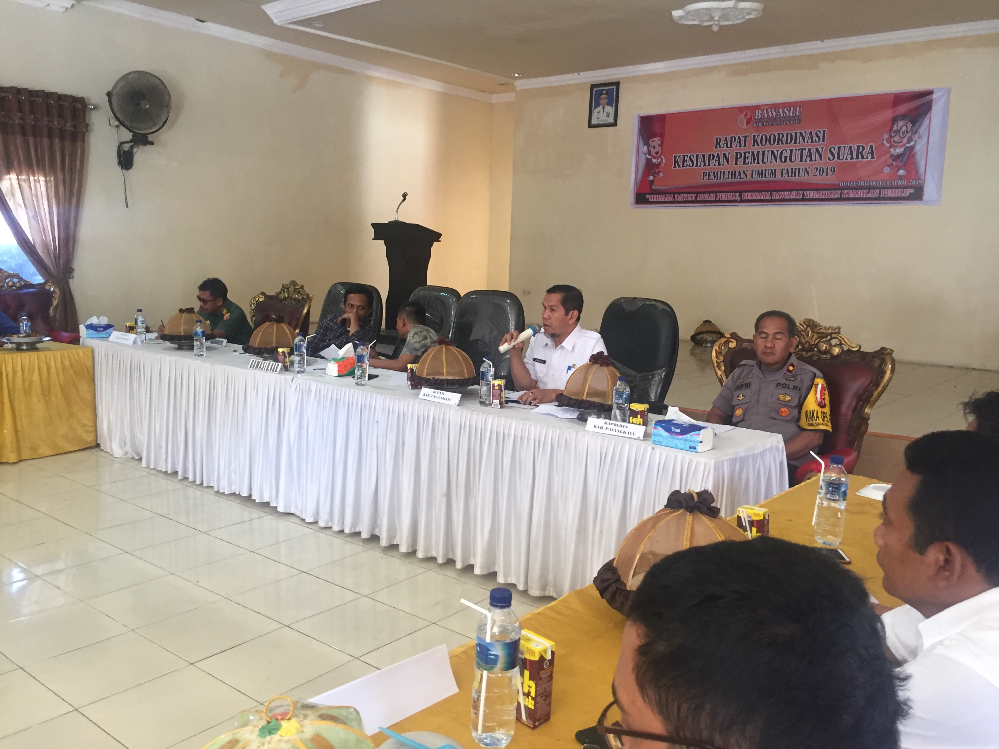 Ini Penyampaian Asisten I Saat Rakor Dengan Bawaslu Pasangkayu