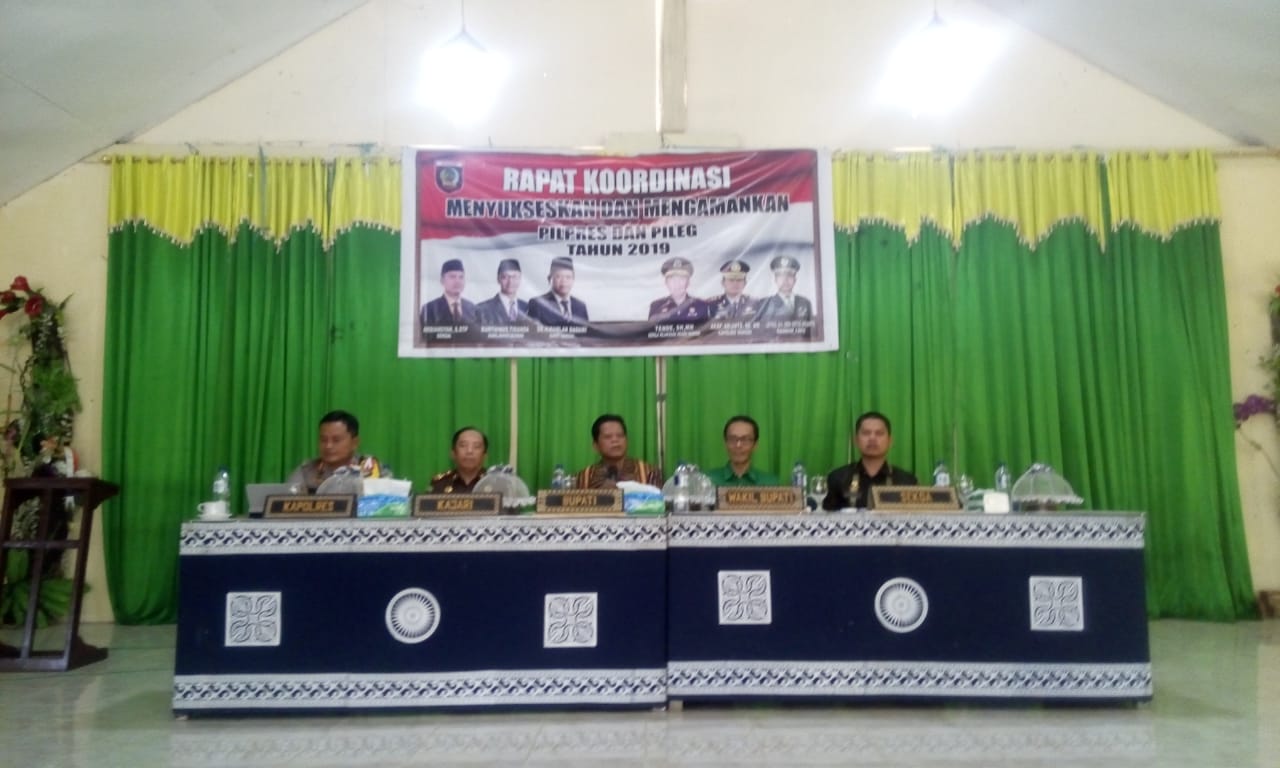 Forkopinda Gelar Rakor Pengamanan Pemilu