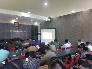 Penilaian ITK di Polres Matra, Perwakilan Pemkab Turut Hadir