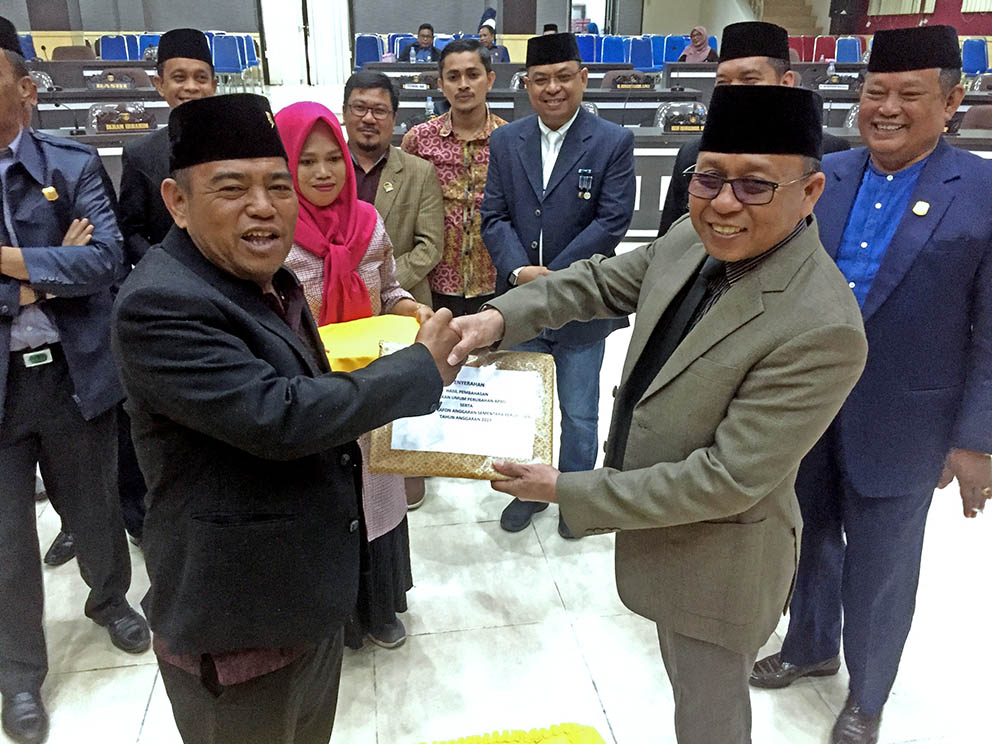 KUA-PPAS Perubahan Hasil Pembahasan DPRD Diterima Bupati Pasangkayu