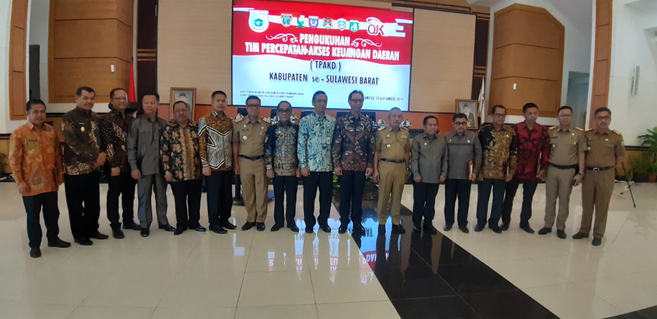 Wabup Pasangkayu Hadiri Pengukuhan TPAKD