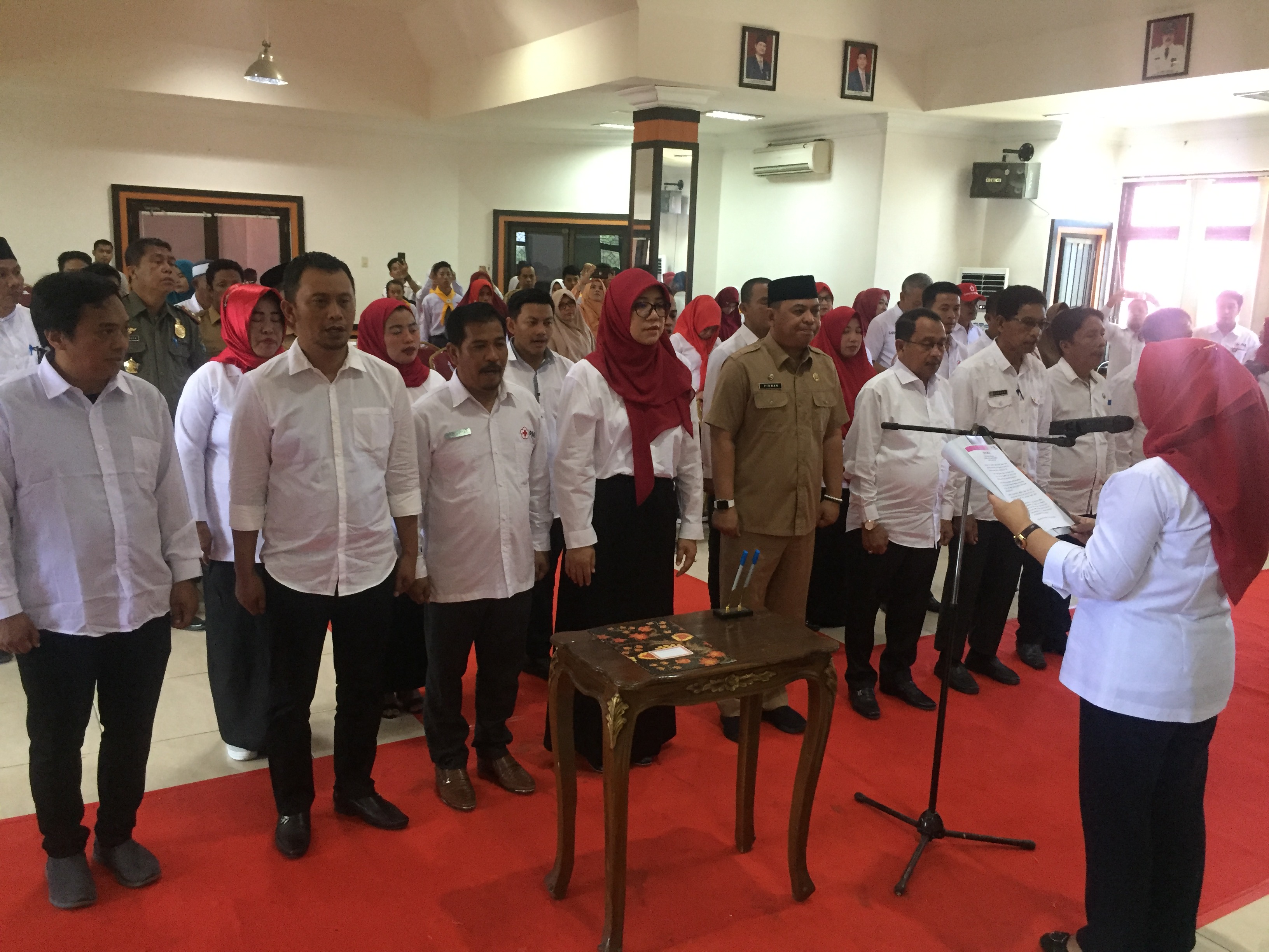 Pengurus PMI Pasangkayu Dilantik, Bupati Jabat Dewan Kehormatan