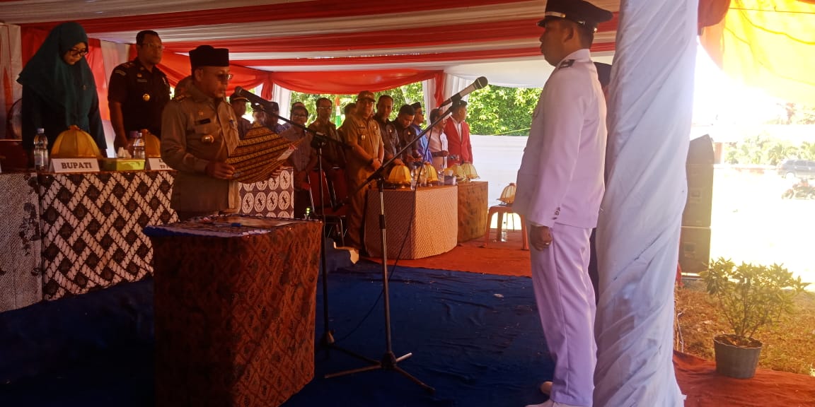 Bupati Pasangkayu Mulai Lantik 21 Kades Terpilih