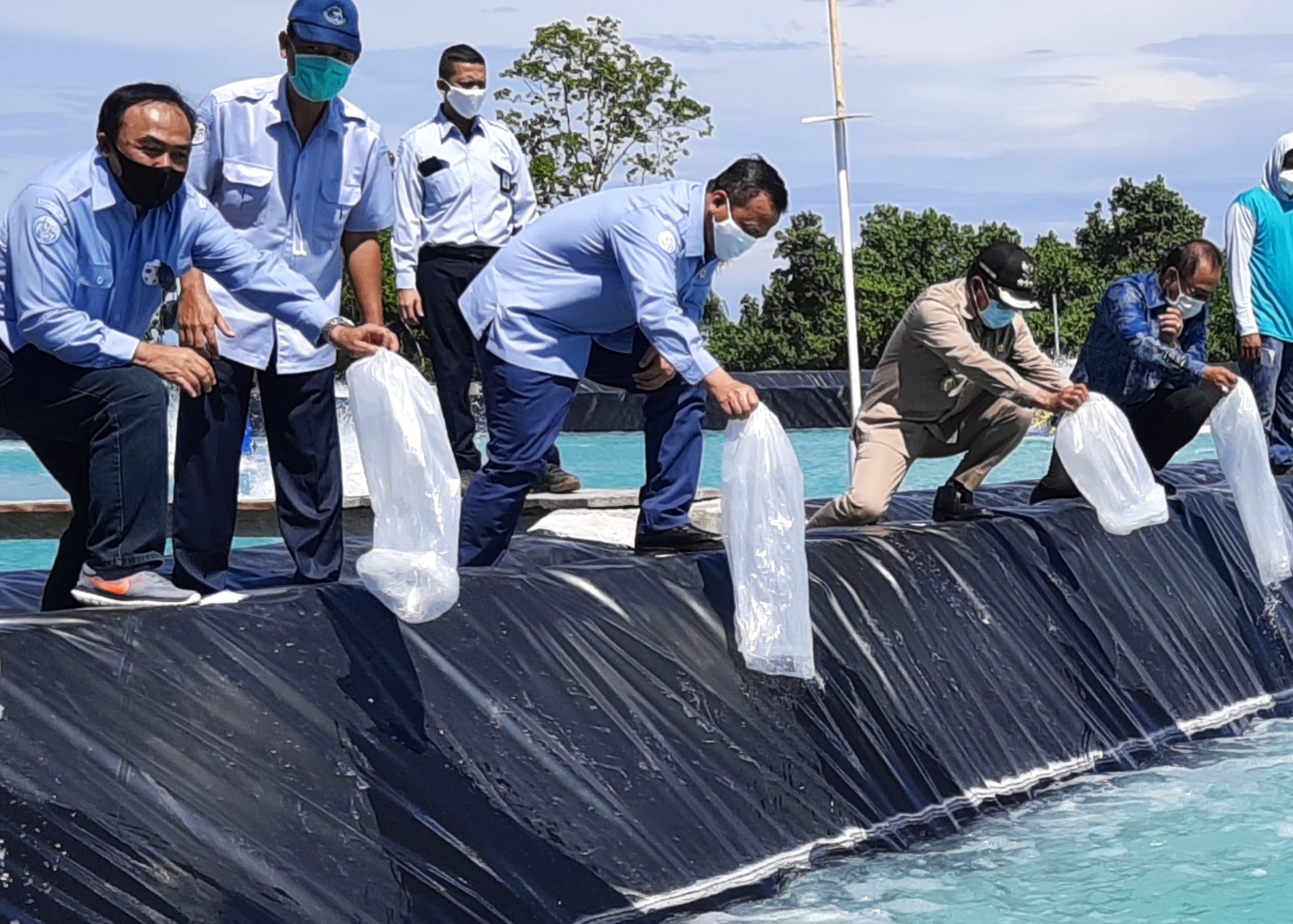 Menteri Edhy Siap Dukung Pengembangan Tambak di Pasangkayu