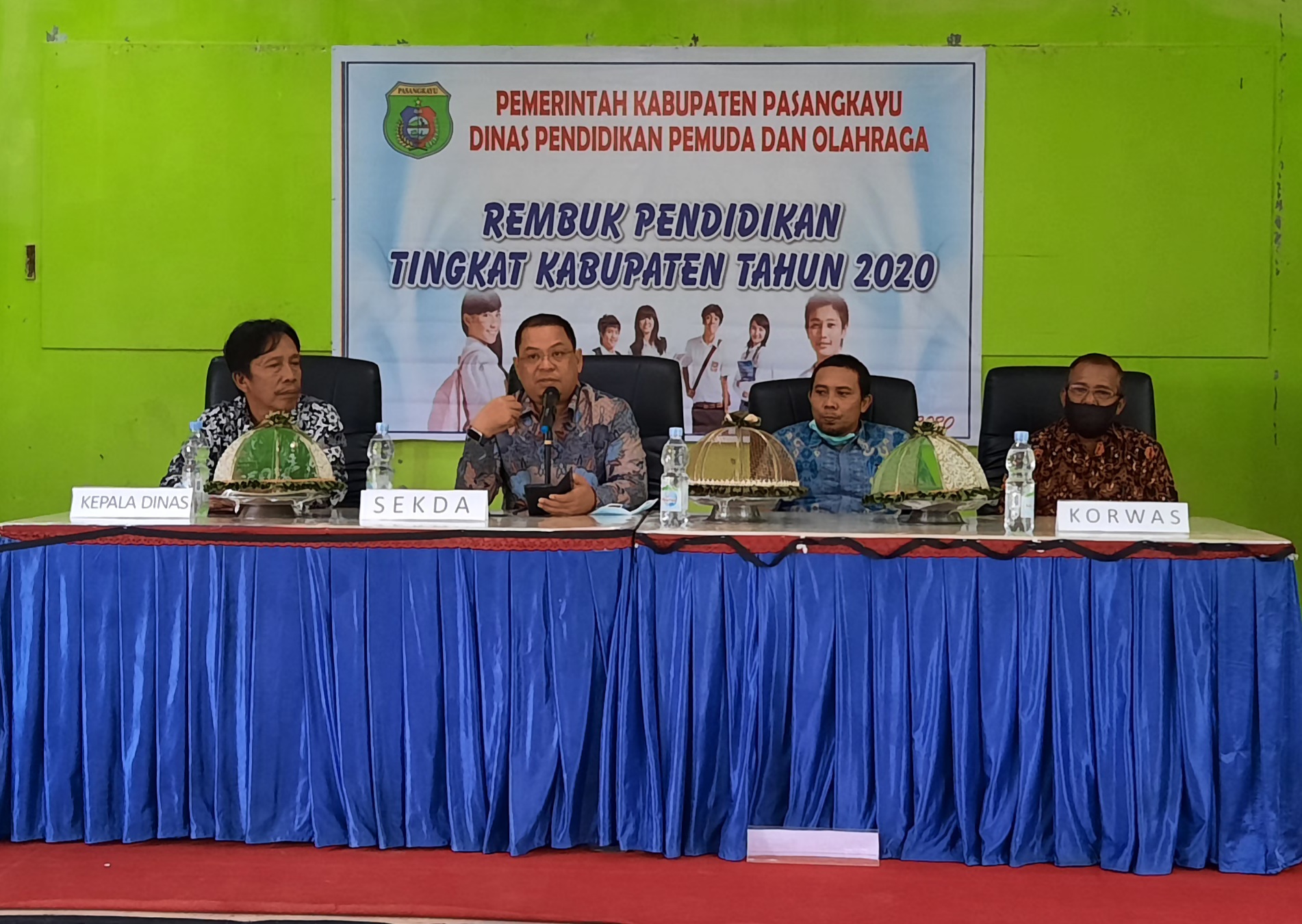 Sekkab Pasangkayu Buka Rembuk Pendidikan Tingkat Kabupaten
