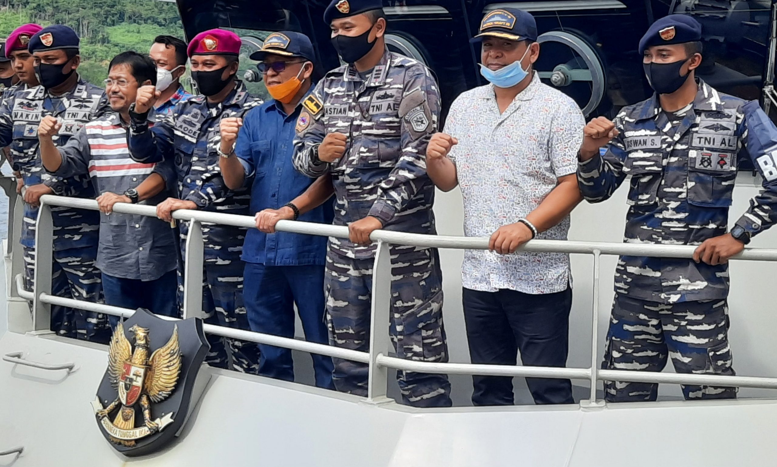 Bupati Pasangkayu Terima Kunjungan Danlanal Mamuju