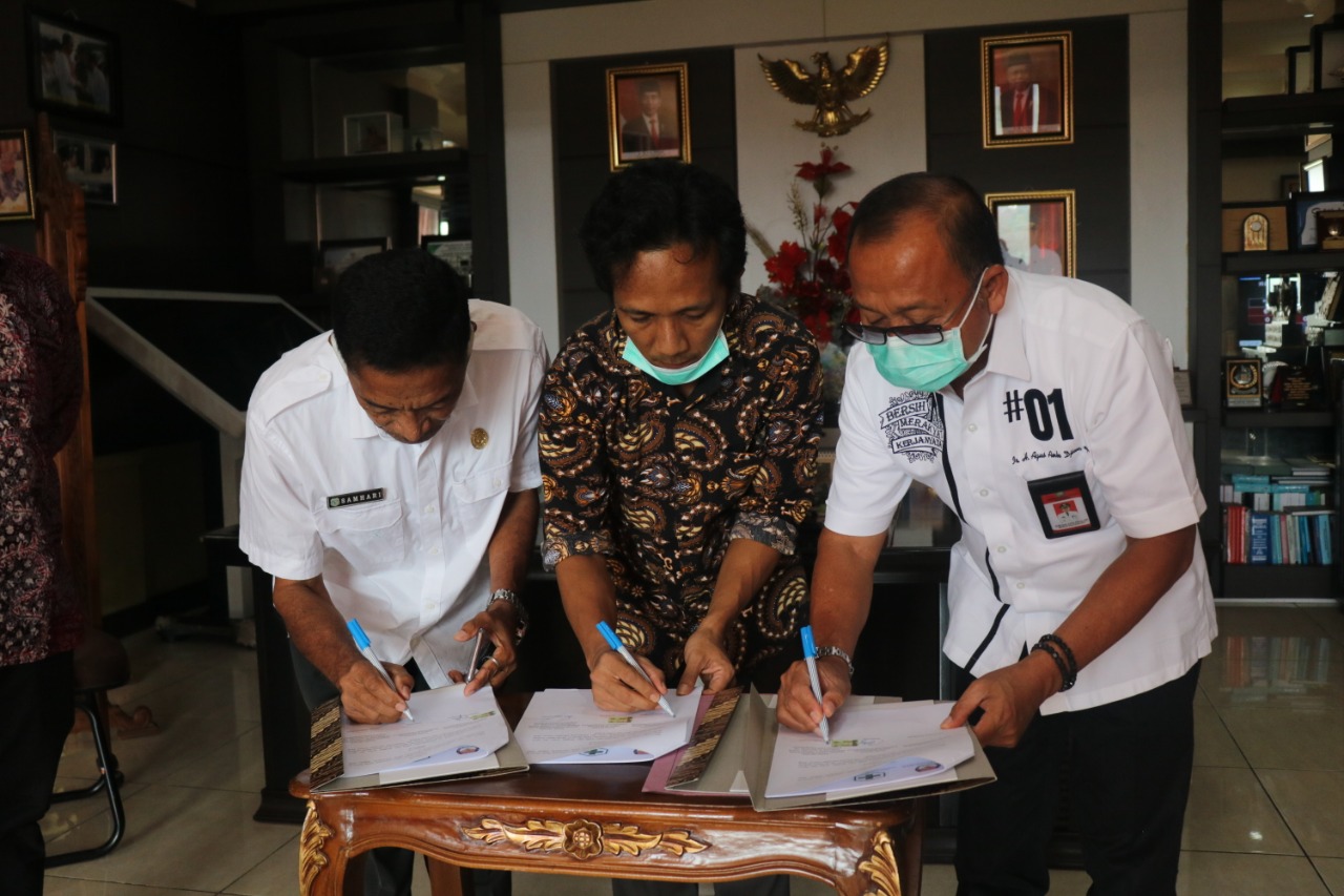 Peduli Kesehatan Penyelenggara, KPU Pasangkayu MoU Dengan Gugus Tugas
