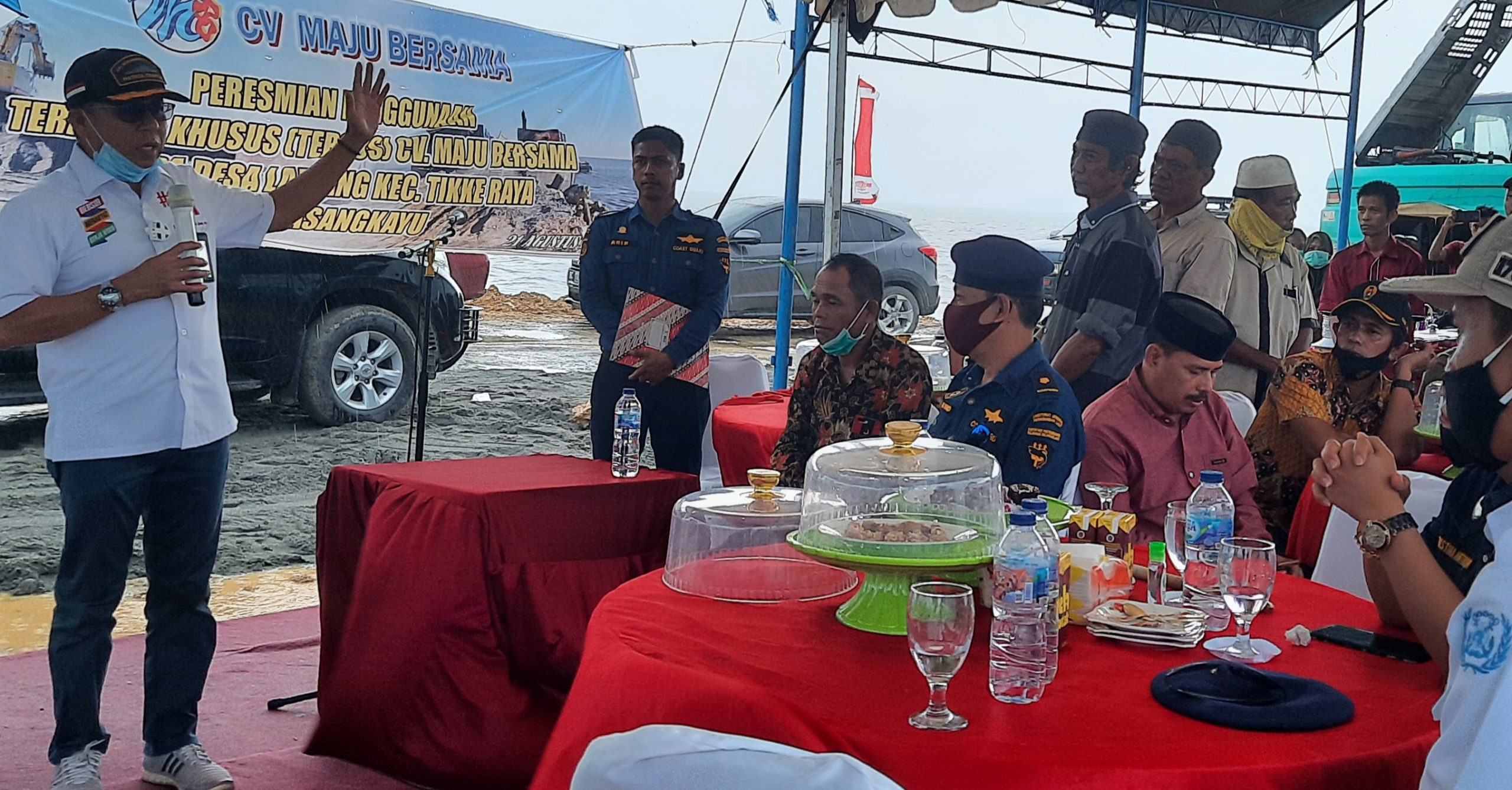 Bupati Pasangkayu Resmikan Dermaga Tersus di Lariang