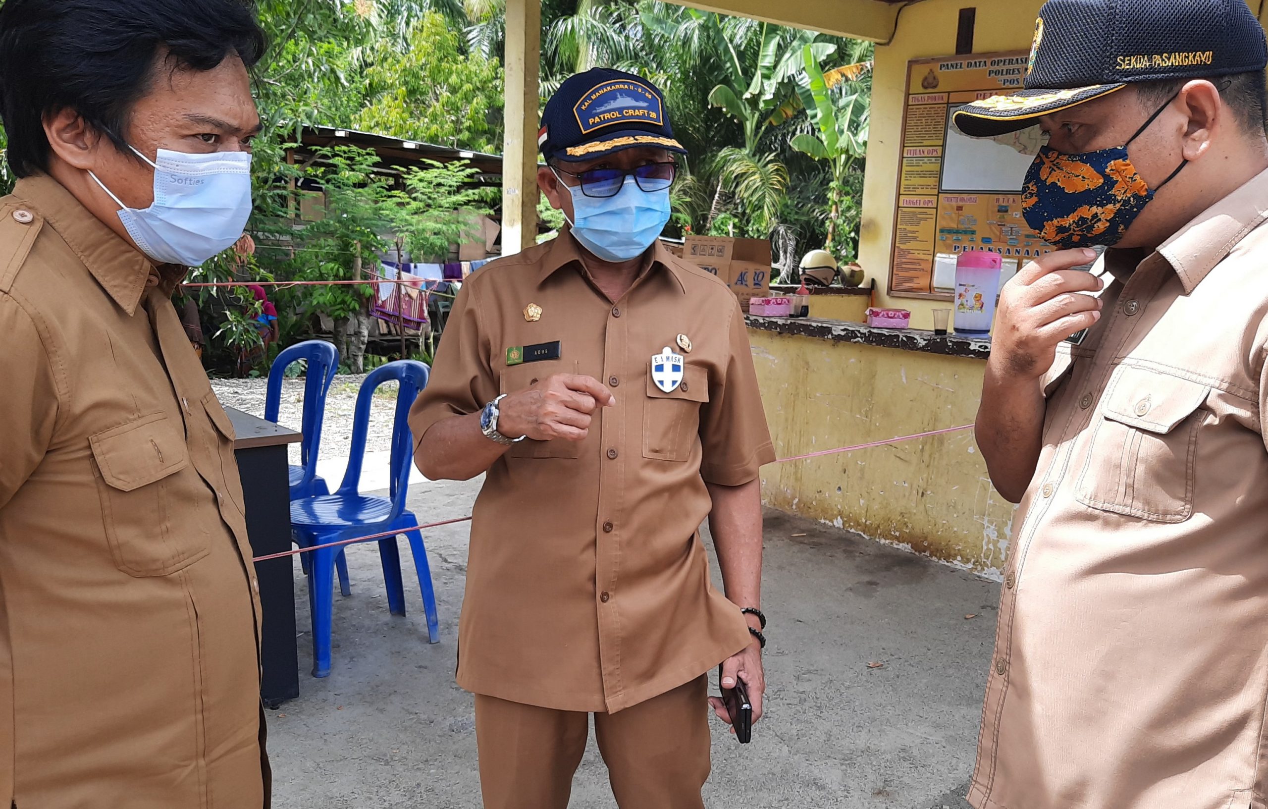 Bupati Pasangkayu Pimpin Satgas Pantau Posko di Sarjo