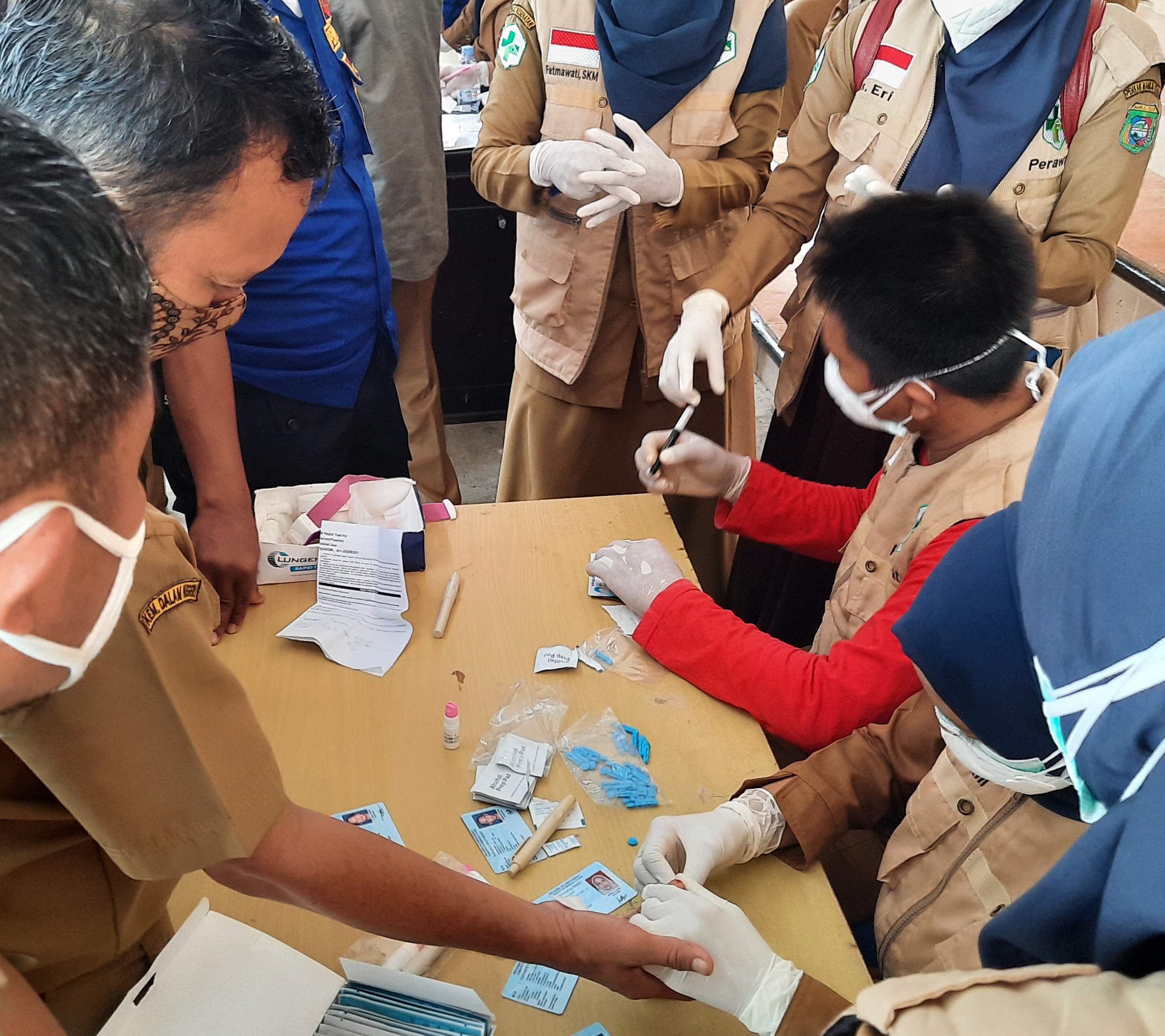 Awal Tahun, Pemkab Pasangkayu Rapid Test Massal