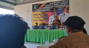 Sambangi Bambalamotu, Wabup Pasangkayu Bicara Stanting