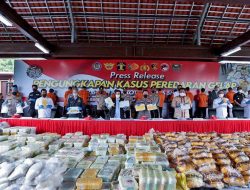 Polri Ungkap Peredaran 2,5 Ton Sabu