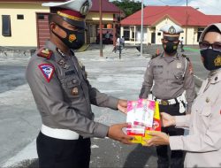Di Masa Pandemi Personel Polres Pasangkayu Perkuat Daya Tahan Tubuh