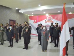 Bupati- Kapolres Pasangkayu Ikuti Upacara Hari Bhayangkara Secara Virtual