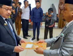 Bupati Lantik Rahmat K Turusi Jadi Pj. Sekkab Pasangkayu