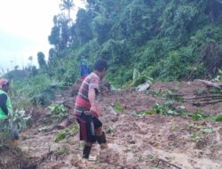 Longsor! Desa Ompi Terisolir, BPBD Pasangkayu Kerahkan TRC dan Alat Berat