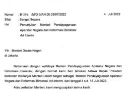 Tito Karnavian Ditunjuk Presiden Sebagai Menteri PAN-RB Ad Interim