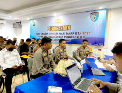 Polresta Mamuju Terima Tim Audit kinerja Itwasum Polri Tahap II Tahun 2022