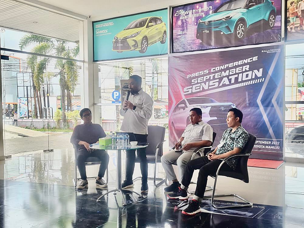 Hadirkan Program September Sensation, Kalla Toyota Sulbar Tawarkan Promo Cash Lunak Bunga 0 Persen