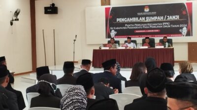 PPK Resmi Dilantik, Ini Pesan KPU Pasangkayu