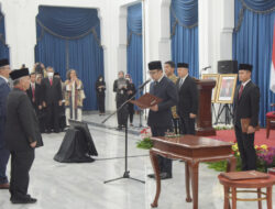 Gubernur Ridwan Kamil Lantik Kepala BP Cekban dan BP Rebana