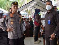 Jelang Lebaran Idul Fitri, Kapolresta Mamuju Kontrol Pengamanan Penukaran Uang