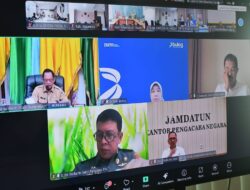 Dipimpin Kemendagri Tito Karnavian, Pemprov Sulbar Ikuti Rapat Pengendalian Inflasi Virtual