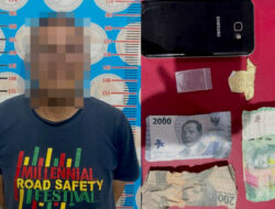 Satresnarkoba Polres Majene Tangkap Pria di Pappota Kedapatan Bawa Sabu
