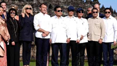 Menteri Ekraf Sambut Kunjungan Bersejarah Presiden Macron ke Candi Borobudur