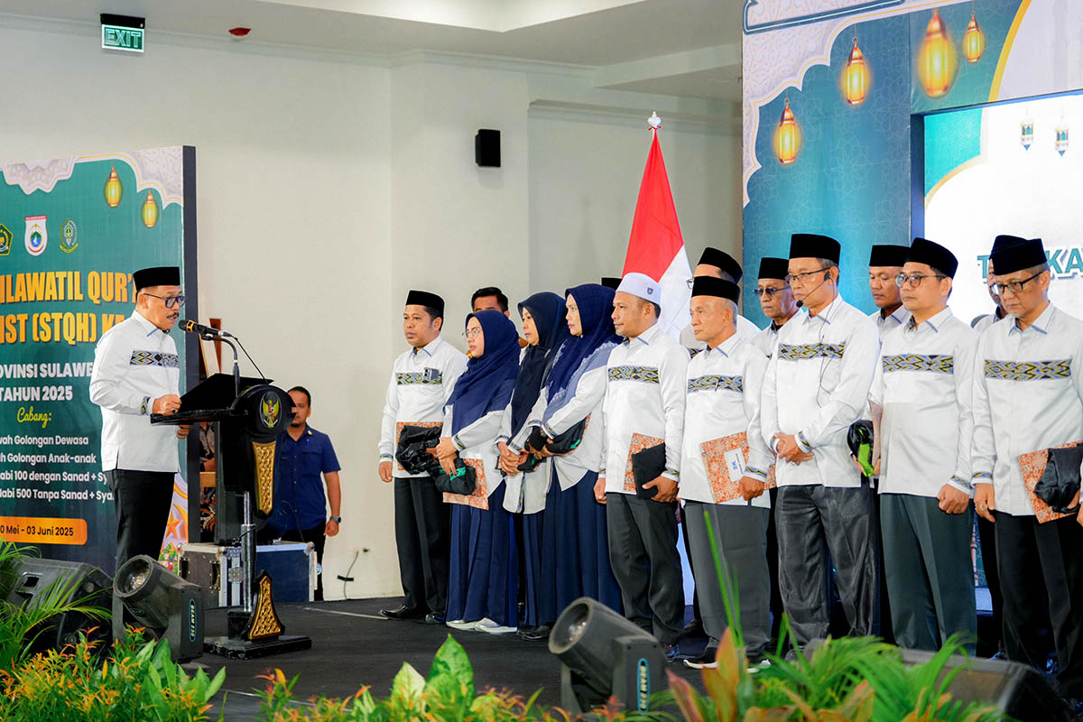 STQH XI Sulbar Resmi Dibuka, Gubernur SDK: Lahirkan Generasi Qurani Berakhlak Mulia