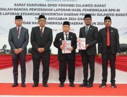 WTP ke-11 untuk Sulbar, BPK Apresiasi, Wagub Ingatkan Masih Ada Catatan