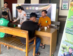Polresta Mamuju Gelar Bakti Kesehatan Gratis bagi Pengemudi Ojol dan Ojek Pangkalan