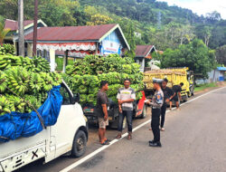 Ditlantas Polda Sulbar Tindak 9 Kendaraan Overload, Fokus Tekan Angka Kecelakaan