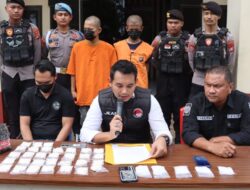 Polresta Mamuju Tangkap Dua Pengedar, Sita 250 Gram Sabu dan 3.000 Butir Boje