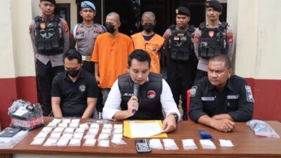 Polresta Mamuju Tangkap Dua Pengedar, Sita 250 Gram Sabu dan 3.000 Butir Boje