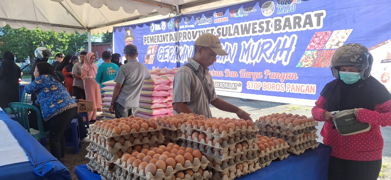 Gerakan Pangan Murah Pemprov Sulbar: Upaya Stabilkan Harga di Tengah Lonjakan Pangan