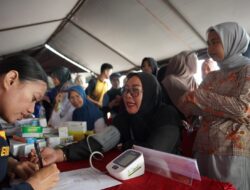 Semarak Hari Bhayangkara ke-79, Layanan Gratis Polda Sulbar Diserbu Warga di Car Free Day
