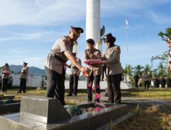 Kapolda Sulbar Pimpin Ziarah di TMP Patidi, Tandai Hari Bhayangkara ke-79