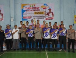 Kapolda Sulbar Resmi Tutup Turnamen Bulu Tangkis HUT Bhayangkara ke-79: Sportivitas dan Solidaritas Jadi Kemenangan Utama