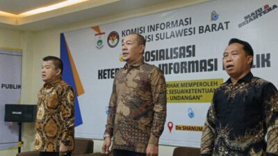 Dukung Visi Misi Gubernur, KI Sulbar Dorong Pembentukan PPID Hingga ke Desa