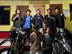 Dua Kurir Curanmor Diringkus di Mamuju, Polisi Sita Dua Sepeda Motor