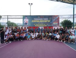 Semarak Bhayangkara ke-79: Kapolda Sulbar Resmi Buka Turnamen Tenis Lapangan Kapolda Cup