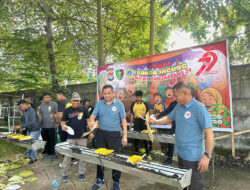 Serunya Lomba Bakar Jagung Meriahkan HUT Bhayangkara ke-79 di Polda Sulbar